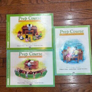 Level C Alfred’s Basic Piano Library prep course piano